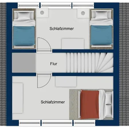 Holiday home Haus Kuestenglueck Wurster Nordseekuste